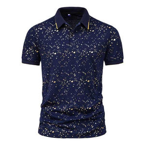 Polo de uniforme de alta calidad liso de verano unisex, camiseta de polo de golf sublimada estampada de manga corta con logotipo personalizado 2025 - Product Image 1