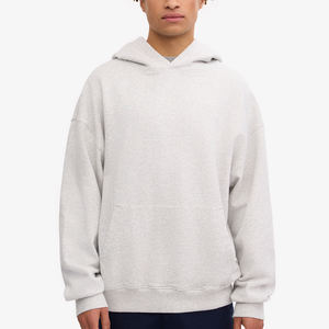 เสื้อฮู้ดผู้ชายผ้าฝ้าย 100% ระบายอากาศได้ดี แห้งเร็ว ทรงโอเวอร์ไซส์ กันลม สำหรับฤดูหนาว รับผลิตตามสั่งขายส่ง - Product Image 4