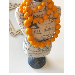 Collar de Perlas de Resina Hechas a Mano de Lujo para Mujer, Diseño de Perlas Altamente Pulimentadas, Estilo Vintage, Regalo de Boda, Tamaño Personalizable - Product Image 1