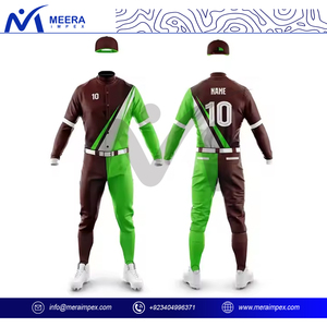 Uniformes de equipo de béisbol para hombre cómodos y transpirables con impresión de logotipo y nombre personalizados conjuntos de ropa atlética con estilo - Product Image 4