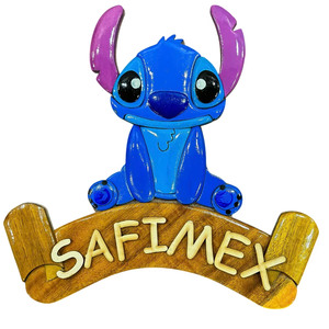 Plaques en bois personnalisées pour enfants, style vintage, plaque de porte artisanale, décoration suspendue, intarsia par Safimex - Product Image 1