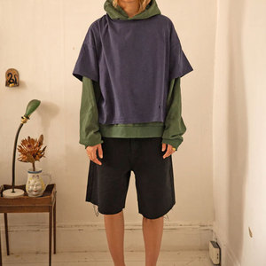 Sudaderas con Capucha de Doble Manga para Mujer, de Primera Calidad, Diseño Personalizado, Corte Regular, al por Mayor - Product Image 6