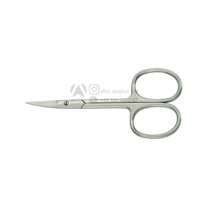 Tijeras rusas para manicura, hoja recta de acero inoxidable, Tijeras para uñas de belleza, tijeras afiladas para cutículas/superficie de corte 2024 - Product Image 1
