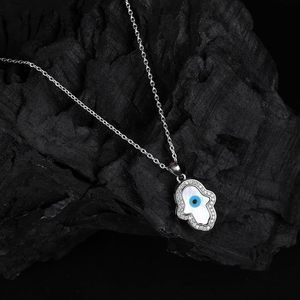 Elegante Collar de Plata 925 con Colgante de Ojo Turco y Circonita Cúbica, Regalo de Moda para Hombres, Mujeres, Niños, Niñas, Hermanas o Amantes - Product Image 5
