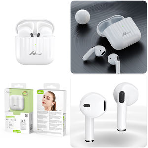 Audífonos In-Ear Inalámbricos Digitalome EP-055 Blancos con Micrófono Portátiles para Gaming para Teléfonos Móviles Viajes y Uso en Computadora - Product Image 6
