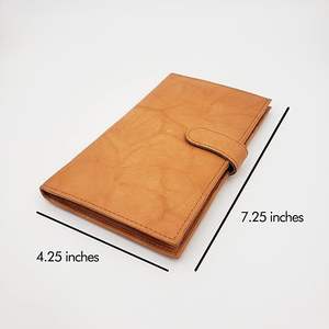 Cartera larga ligera de tendencia para hombre, logotipo personalizado, cierre de botón a presión, piel auténtica de alta calidad, precio al por mayor OEM - Product Image 4