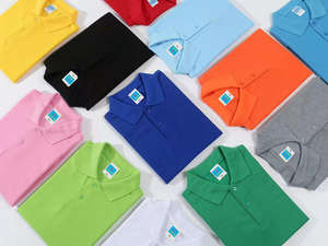 OEM Impreso Logo 200g 65% Algodón 35% Poliéster Turn-Down Collar Publicidad Camiseta Estilo Formal Camiseta para hombres - Product Image 6