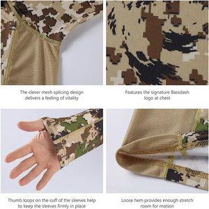 Chemise de pêche à manches longues pour homme, protection solaire, respirante, séchage rapide, UPF50+, impression par sublimation, jersey de pêche à manches longues - Product Image 6