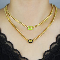 Collar de cadena de rey en capas para hombre con colgante de cruz de acero inoxidable, joyería vintage estilo streetwear para colecciones de boutique