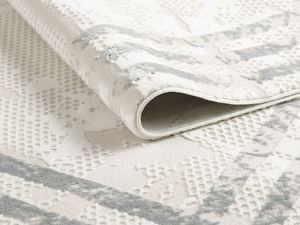 Alfombra turca de lujo hecha a máquina, modelo Inci Diamond Grey, premium para sala de estar, del fabricante de Gaziantep. - Product Image 2