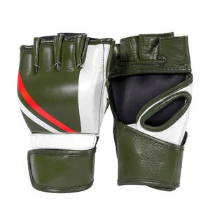 MMA <b>Gloves</b> Custom Colors Logo & Label Adults Half Fingers Grappling Mma <b>Gloves</b> Cowhide <b>Leather</b> - Product Image 6