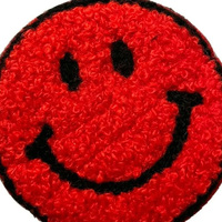 Vente en gros de patchs en chenille pour serviette de toilette, cadeau de fête, vêtements, patchs personnalisés en chenille brodés au fer de haute qualité
