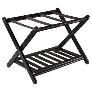 Portaequipajes de madera fuerte y estable diseñado para uso a largo plazo en hoteles que ofrecen un servicio confiable para todos los huéspedes - Product Image 6