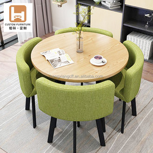 Ensemble de table à manger minimaliste de luxe convertible pour la maison café boutique salon école utilisation avec chambre restaurant meubles - Product Image 6
