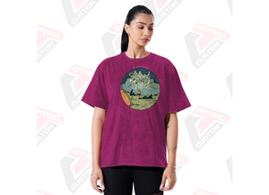 เสื้อยืดผ้ายีนส์ผ้าลูกฟูกสำหรับผู้หญิงผ้าเดนิมผ้าลูกฟูกผ้าฝ้าย100% นุ่มสวมใส่สบายทันสมัยเป็นมิตรกับสิ่งแวดล้อม - Product Image 6