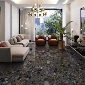 Cristal Pierre Brun Nouveau Design Mat Brillant 600x1200mm Crack Blanc Numérique Porcelaine Carrelage Salle De Bains - Product Image 6