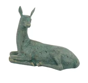 制造商个性化青铜鹿雕塑花园装饰，价格最优惠来自印度
