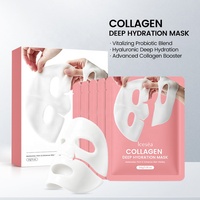 Masque réparateur de la barrière cutanée probiotique OEM, collagène, acide hyaluronique, hydratation intense, apaisant pour les peaux sensibles, marque privée