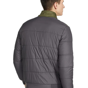 Chaqueta acolchada de invierno personalizada para hombre Diseño impermeable y cortavientos con estilo de chaqueta de nieve y lluvia - Product Image 3