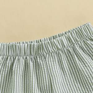 Pantalones cortos Cargo personalizados para niños, pantalones cortos de playa con cintura elástica para niños, pantalones cortos para bebés de Color sólido de alta calidad para niños - Product Image 6