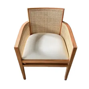 Luxury Indonesia Rattan Chair for Dining Hotel