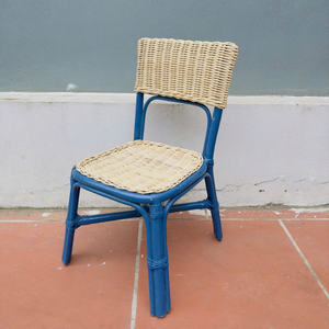 Chaise de salle à manger et de fête en rotin coloré pour bébé et enfant, utilisation en cuisine - Product Image 6