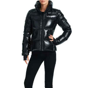 Veste coupe-vent matelassée et chaude pour femmes, sports d'extérieur décontractés d'hiver, veste bouffante à col rabattu, veste femme 2025, vente en gros - Product Image 3