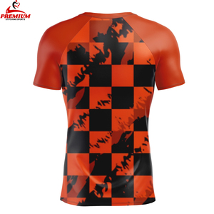 Camisas de compresión para hombre, logotipo personalizado, camisetas para correr de secado rápido, camisetas elásticas de manga corta para gimnasio, ropa deportiva de entrenamiento - Product Image 2