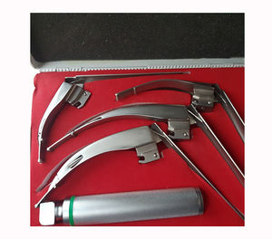 Laringoscópio de Lâmina Reta em Aço Inoxidável com Cabo Curto, Instrumento Cirúrgico Fabricado no Paquistão, Fabricante Profissional - Product Image 1