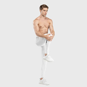 <b>Men's</b> High Waist Casual Lightweight Quick Dry Compression Tights Gym Pants with Sports <b>Leggings</b> <b>for</b> Running and Workout - Product Image 2