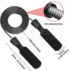 Cuerdas para Saltar, Cuerda de Fitness con Longitud Ajustable, Agarre Fácil, Material Duradero, Cuerdas para Saltar para Entrenamiento Diario - Product Image 2