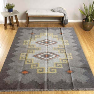Afghani Kilim Tapis Tapis en laine artisanale avec motifs traditionnels Vente en gros - Product Image 1