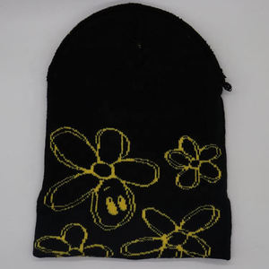 Vos propres hommes personnalisés Top qualité meilleur prix bonnet professionnel pour l'hiver fabricant Pakistan Design bonnets casquettes - Product Image 4