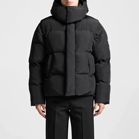Veste d'hiver chaude et épaisse, réversible, grande taille, unisexe, de haute qualité, personnalisée, à capuche, en duvet