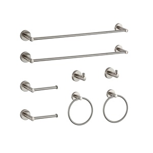 Porte-serviettes en bois massif Porte-serviettes pour salle de bain, Porte-serviettes pour salle de bain - Product Image 3