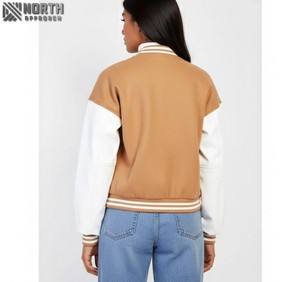 เสื้อแจ็คเก็ตกันลมนักบิดหนังแท้สำหรับผู้หญิงใหม่ระบายอากาศได้ดีปรับแต่งได้คุณภาพสูง - Product Image 5