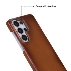 Elegante Funda Protectora Marrón para Teléfono S26 de la Serie S26 - Product Image 5