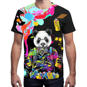 เสื้อยืดพอดีตัวสำหรับผู้ชายเสื้อยืดแขนสั้นโอเวอร์ไซส์ระบายอากาศได้เสื้อแบบลำลองมีหลายสี3D พิมพ์ซับลิเมชันสไตล์สตรีท - Product Image 6