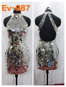 Rajgadhia exporte taille personnalisée couleur robe de soirée 116 plein perlé travail manuel luxe naturel tour de taille pour les fêtes de mariage quantité minimale de commande 5 - Product Image 2