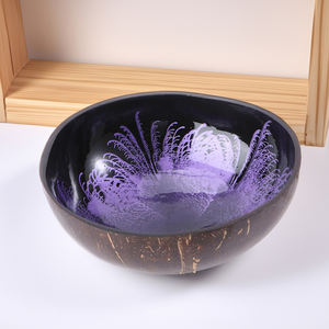 VietnamCrafts Handmade <b>Lacquerware</b> Coconut Bowls Folk Art Eco-Friendly Home Decor-TL2018 - Product Image 2