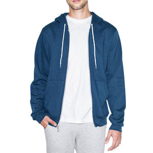 Sweats à capuche à fermeture éclair complète Sweat à capuche à fermeture éclair en coton éponge français lourd de haute qualité Sweat à capuche à impression personnalisée - Product Image 1