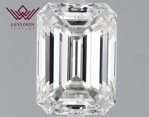 Taglio smeraldo 1.50ct F VS2 per diamante naturale certificato - Product Image 1