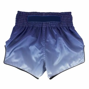 Pantalones cortos de Muay con bordado de impresión por sublimación de secado rápido de buena calidad, pantalones cortos Mma profesionales tailandeses hechos a medida - Product Image 6