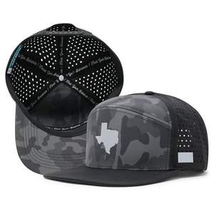 Gorra de Béisbol Personalizada con Logotipo, Orificios Cortados con Láser, 6 Paneles, Impermeable, Estilo Hip Hop, Camuflaje, 100% Poliéster - Product Image 2