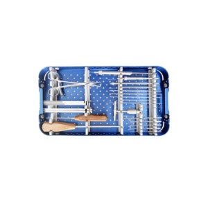 Juego ortopédico de placa de bloqueo para animales pequeños, juego de instrumentos quirúrgicos, destornillador de acero manchado, alicates de reinicio, taladro guía - Product Image 3