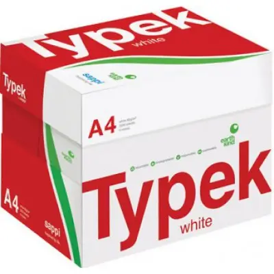 오리지널 남아프리카 품질 Typek A4 복사기 용지/TYPEK-복사 용지 A4 /Typex 흰색 A4 사무 용지 본드 용지 A4