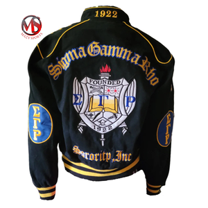 เสื้อแจ็กเก็ตทีมสโมสรสโมสรมีคุณภาพสูงคอตั้งซิกม่าราเม่ผ้ากำมะหยี่ปักลาย - Product Image 6