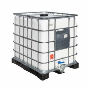 Réservoir de stockage en acier inoxydable blanc de 1000 L, carré, anti-lumière, compatible avec l'azote liquide, haut niveau de sécurité - Product Image 1