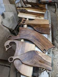 SCI, fabricante indio, tabla de quesos de madera artesanal, resina y madera para servir de tabla, bandeja de queso y tabla de cortar, charcutería - Product Image 5