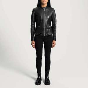 แจ็กเก็ตหนังสำหรับผู้หญิงหลากสี - Product Image 2